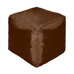 Бескаркасный пуф-куб Pazitif БМО9 one size, оксфорд, Шоколад