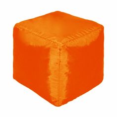 Бескаркасный пуф-куб Pazitif БМО9 one size, оксфорд, Оранжевый