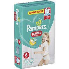 Подгузники-трусики Pampers Pants 6 (15 кг+), 44 шт.
