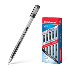 Ручка гелевая ErichKrause® G-Tone черный в коробке по 12 шт
