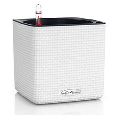 Горшок с автополивом LECHUZA Cube 16 Белый