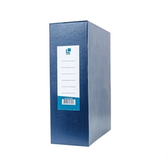 Короб архивный "Lite", бумвинил, 100 мм, цвет синий ФАРМ