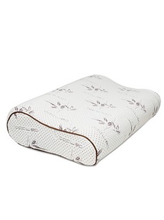 Подушка анатомическая Ambesonne с подшейными валиками и эффектом памяти Memory Foam