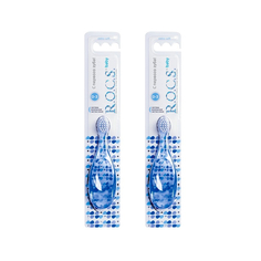 Набор из двух детских зубных щеток R.O.C.S. Baby от 0 до 3 лет Синие