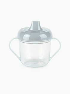 Поильник Happy Baby с ручками 170 мл steel