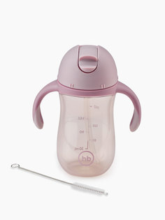 Поильник Happy Baby с трубочкой и ручками 260 мл 2.0 lilac