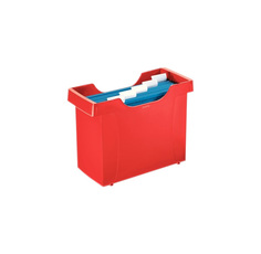 Короб архивный для подвесных папок "Leitz Plus", А4, красный