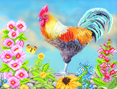 Схемы для вышивания бисером Кукареку 4059, от Матренин посад