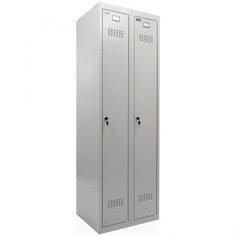 Шкаф для раздевалок модульный Практик ML-21-60 (ML-11-30+ML-01-30), 1830х600х500, 2 секции Промет