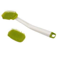 Щетка для посуды Joseph Joseph CleanTech с насадкой White/Green 85158