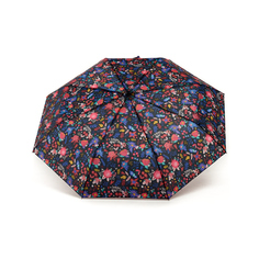Зонт женский Raindrops RD05101P черно-розовый