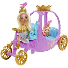 Кукла Enchantimals Royals Королевская карета Peola Poney и Petite GYJ16