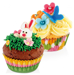 Корзинка для кексов и маффинов Tescoma Delicia 630617 Зеленый; Желтый; Белый; Фиолетовый