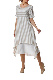 Платье женское DizzyWay 21208 бежевое 50