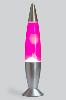 Лава-лампа Motionlamps 35см Белая Розовая (Воск)
