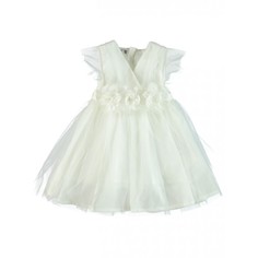 Праздничное платье для девочки Monna Rosa Роза белое 19178 р.98