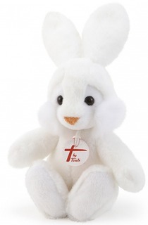 Белый мягкий зайчик 28 см Trudi
