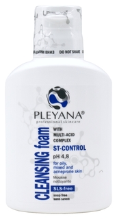 Пенка Pleyana St-Control Очищающая с Мультикислотным Комплексом, 75 мл