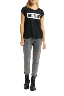 Футболка женская Mustang 1010370-4142 черная XL