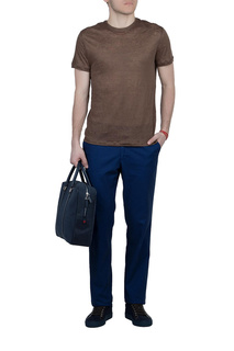 Футболка мужская ISAIA 102109 коричневая XL