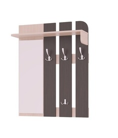 Настенная вешалка Аврора Вешалка Дуб млечный/Венге Mebelson