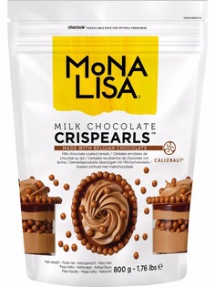 Шоколадные драже MoNA LISAt Crispearls Milk из молочного шоколада 800 г