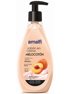 Жидкое крем-мыло для рук AMALFI peach 500 мл Amalfy