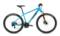 Велосипед Forward Apache 27,5 3.2 disc 2021 17" deepskyblue/orange