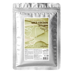 Тонизирующая альгинатная маска TRIMAY Gold Cocoon & Vitamin Modeling Mask with Jasmine
