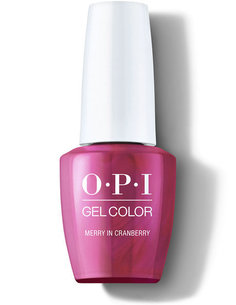 Гель-лак для ногтей OPI GelColor Merry In Cranberry, Shine Bright 15 мл