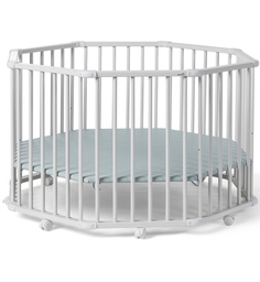 Geuther Детский манеж Geuther Octo-Parc Plus белый (дно - серое)