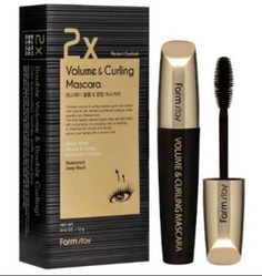 Тушь для ресниц Подкручивание и объём FarmStay Volume & Curling Mascara 12г