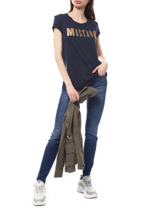 Футболка женская Mustang 1010738-4136 синяя S