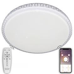 Люстра 60W Natali Kovaltseva, LED LAMPS 81077 Управление с пульта ДУ, смартфона, планшета