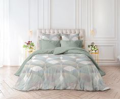 Комплект постельного белья Verossa Перкаль полутораспальный Geometric