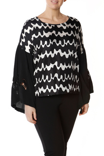 Блуза женская BEATRICE. B 20FE4611111321 черная 50