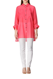 Рубашка женская Helmidge 10000 розовая 46