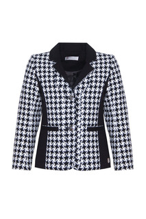 Жакет STEFANIA 319782-s черный, белый 128