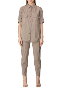 Рубашка женская Helmidge 10010 бежевая 54