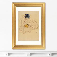 Репродукция Zwei Freundinnen (Two Friends), 1912г. Картины В Квартиру