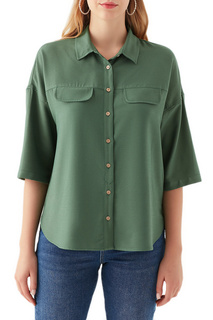 Блуза женская Mavi 121927-33484 хаки XS