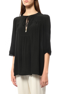 Блуза женская Max Mara Studio 61910371/07 черная 40