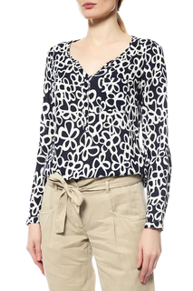 Блуза женская Comma 80.899.11.1720 синяя 34