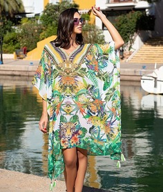 Туника женская Indiano Natural 21NI-308SH разноцветная one size