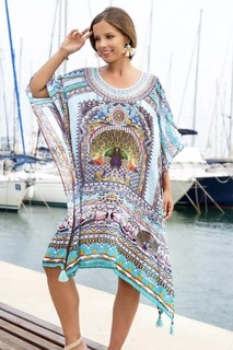 Туника женская Indiano Natural 2537 N-41SH разноцветная one size