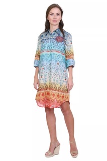 Туника женская GANG 19-243-3 разноцветная XL INT ГАНГ