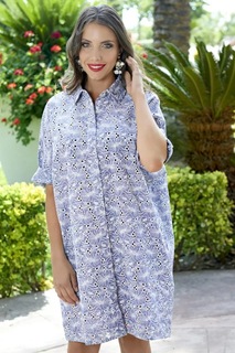 Туника женская Indiano Natural 2121 N-48С серая M INT