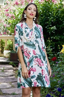 Туника женская Indiano Natural 2127 N-51V белая 3XL INT