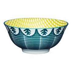 Миска Kitchen Craft Leafy Green, 15.5см, KCBOWL28