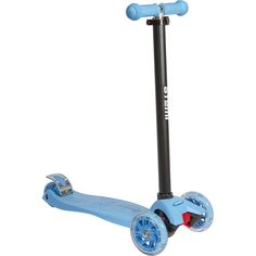 Самокат детский Atemi Super Rider колеса ( 118/80 мм), AKC02C, светодиоды перед, СИНИЙ